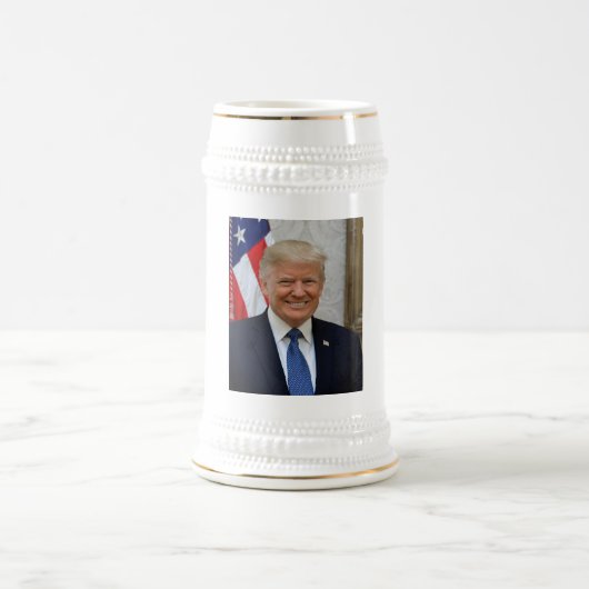 Donald Trump US President Witte Huis MAGA 2024 Bierpul (Center)