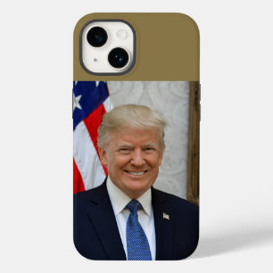 Donald Trump US President Witte Huis MAGA 2024 Case-Mate iPhone 14 Hoesje