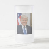 Donald Trump US President Witte Huis MAGA 2024 Matglas Bierpul (Center)