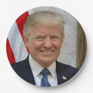 Donald Trump US President Witte Huis MAGA 2024 Papieren Bordje