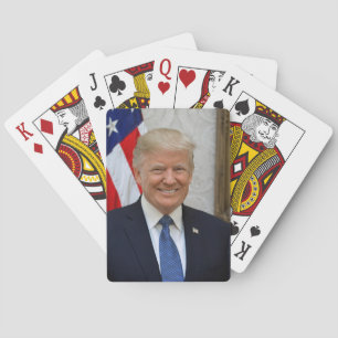 Donald Trump US President Witte Huis MAGA 2024 Pokerkaarten