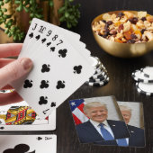 Donald Trump US President Witte Huis MAGA 2024 Pokerkaarten (Insitu)