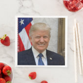 Donald Trump US President Witte Huis MAGA 2024 Servet (Insitu)