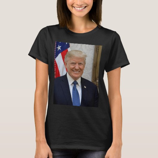 Donald Trump US President Witte Huis MAGA 2024 T-shirt (Voorkant)
