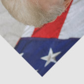 Donald Trump US President Witte Huis MAGA 2024 Tissuepapier (Detail)