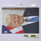 Donald Trump US President Witte Huis MAGA 2024 Tissuepapier (Craft)