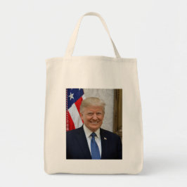 Donald Trump US President Witte Huis MAGA 2024 Tote Bag