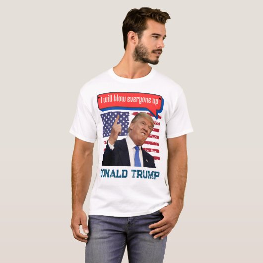 DONALD TRUMP USA T-shirt (Voorkant volledig)