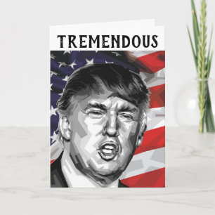 DONALD TRUMP VADERDAG TREMENDOUS VADER KAART
