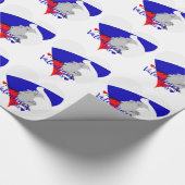 donald trump valentijn cadeaupapier (Hoek)