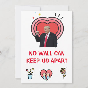 donald trump Valentijnsdag FUNNY Holiday Card Feestdagenkaart