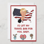 donald trump Valentijnsdag FUNNY Holiday Card Feestdagenkaart (Voorkant)