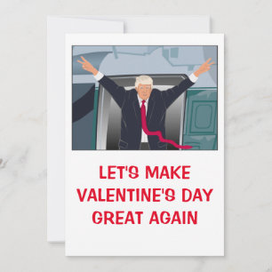 donald trump Valentijnsdag FUNNY Holiday Card Feestdagenkaart