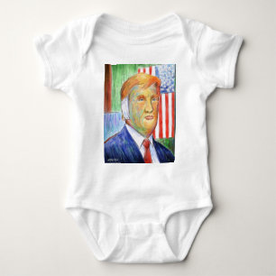 Donald Trump Van Gogh Romper