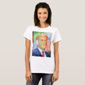 Donald Trump Van Gogh T-shirt voor vrouwen (Voorkant volledig)