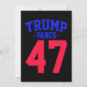 Donald Trump Vance 2024 Kaart (Voorkant)