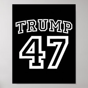 Donald Trump Vance 2024 Verkiezing 47e President M Poster