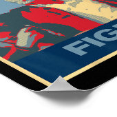 Donald Trump vecht kunstwerken staan sterk in VS Poster (Hoek)