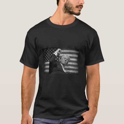 Donald Trump vecht voor Shirt (Voorkant)