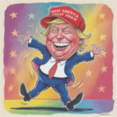 Donald Trump Verenigde Staten 2024 Sticker (Voorkant)
