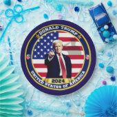 Donald Trump Verenigde Staten Papieren Bordje (Feest)