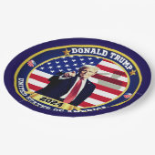 Donald Trump Verenigde Staten Papieren Bordje (Gekanteld)