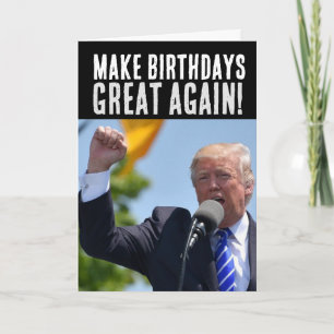DONALD TRUMP VERJAARDAG WENSKAARTEN KAART