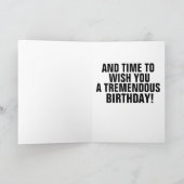 DONALD TRUMP VERJAARDAG WENSKAARTEN KAART (Binnen)