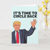 DONALD TRUMP VERJAARDAG WENSKAARTEN KAART (Gele Bloem)