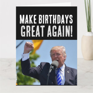DONALD TRUMP VERJAARDAG WENSKAARTEN KAART