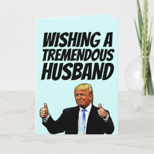 DONALD TRUMP VERJAARDAGSKAARTEN VOOR MAN FEESTDAGEN KAART