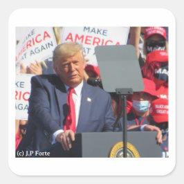 Donald Trump Vierkante Sticker