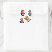 Donald Trump Vierkante Sticker (Tas)