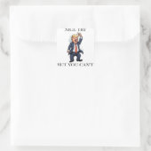 Donald Trump Vierkante Sticker (Tas)