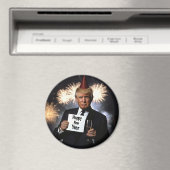 Donald Trump viert nieuwjaar in stijl Magneet (Insitu (Vaatwasser))