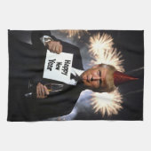 Donald Trump viert nieuwjaar in stijl Theedoek (Horizontaal)
