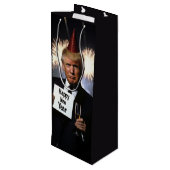 Donald Trump viert nieuwjaar in stijl Wijn Cadeautas (Achterkant Gekanteld)
