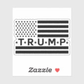 Donald Trump-vlag  Sticker (Vel)