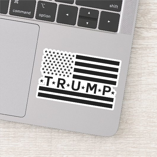 Donald Trump-vlag  Sticker (Detail)