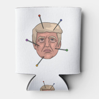 Donald Trump Voodoo Doll Pin Illustratie Blikjeskoeler