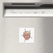 Donald Trump Voodoo Doll Pin Illustratie Magneet (Insitu (Vaatwasser))