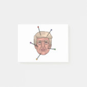 Donald Trump Voodoo Doll Pin Illustratie Post-it® Notes (Voorkant)
