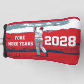 Donald Trump voor meer jaren 2024 Golfheadcover (Voorkant)