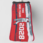 Donald Trump voor meer jaren 2024 Golfheadcover (Draai 90)