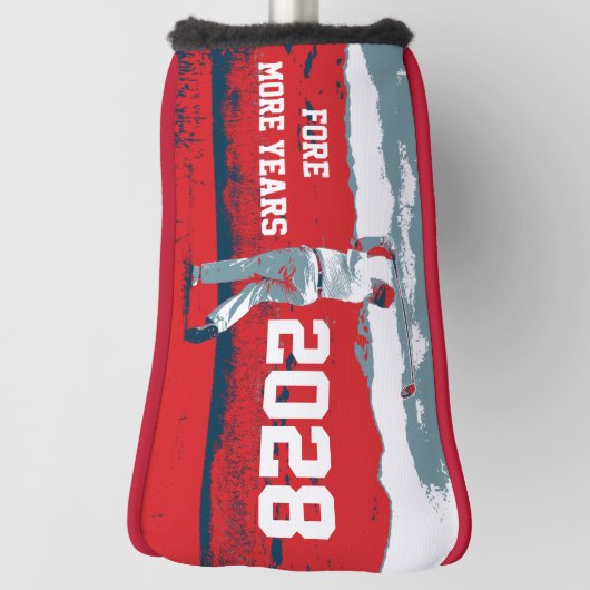 Donald Trump voor meer jaren 2024 Golfheadcover (Draai 90)