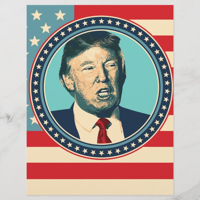 donald trump voor president (Voorkant)
