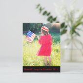 Donald Trump voor President 2016 Briefkaart (Staand voorkant)