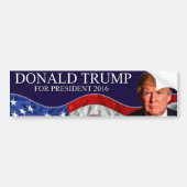 Donald Trump voor President 2016 Bumpersticker (Voorkant)