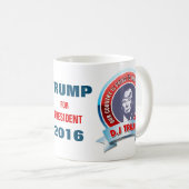 Donald TRUMP voor President 2016 Koffiemok (Voorkant rechts)