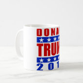 Donald Trump voor President 2016 Mok 3 (Voorkant links)